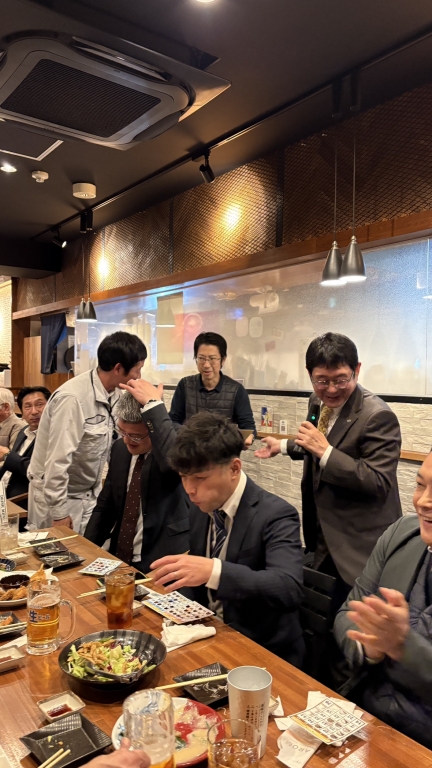 ビンゴ大会の様子